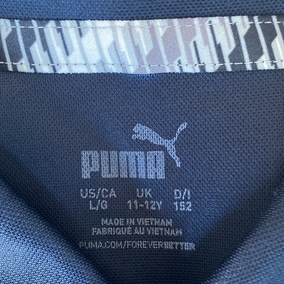 Boys Youth Puma short sleeve Dri-Fit Polo - Picture 6 of 6